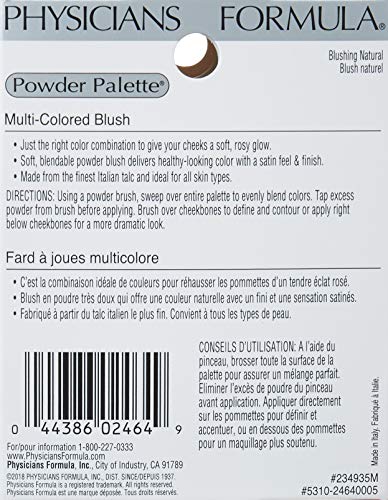 Physicians Formula Powder Palette Blush, Blushing Natural Physicians Formula Powder Palette Blush, Blushing Natural